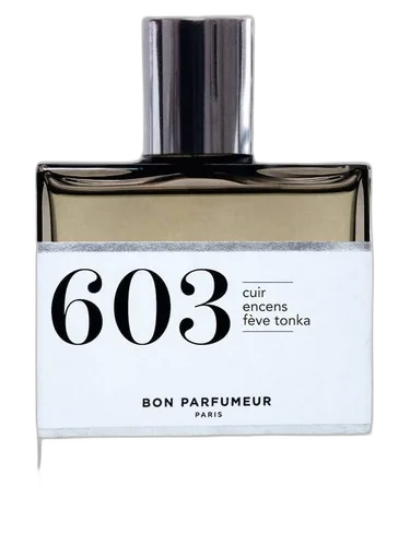 Bon Parfumeur 603 cuir, encens, fève tonka